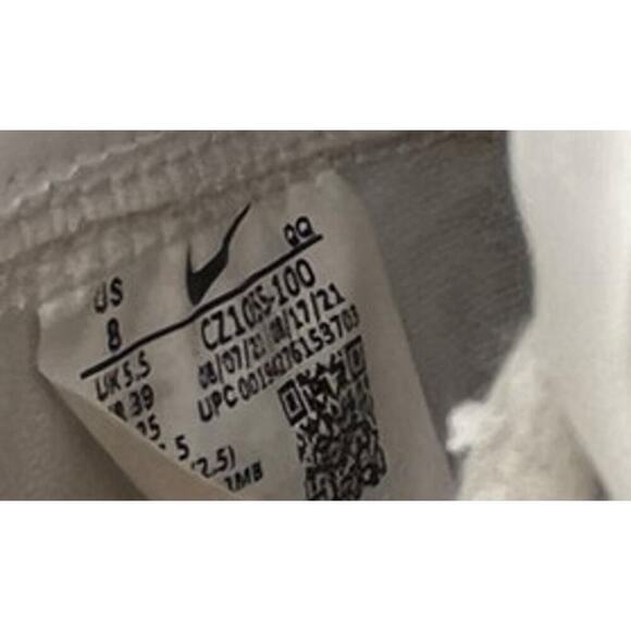 Nike Blazer Mid '77 Vintage Sneakers White/Black CZ1055-100 W8 - Picture 5 of 6